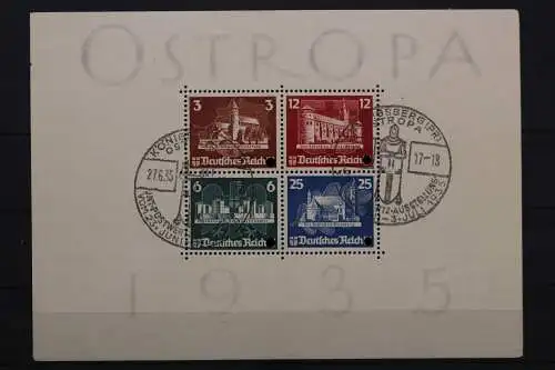 Deutsches Reich, MiNr. Block 3, SST Königsberg Ostropa, gestempelt - 640194