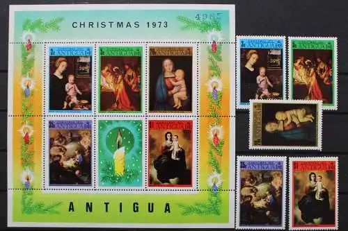 Antigua, MiNr. 305-309, Block 9, postfrisch - 642293