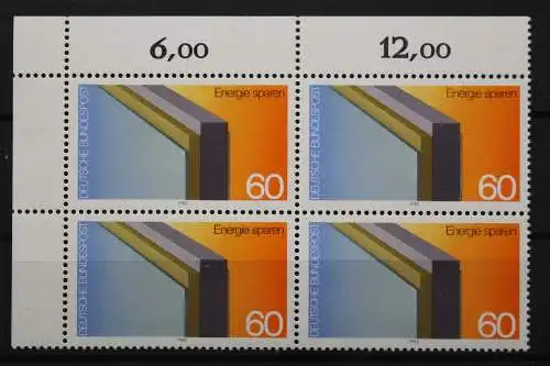 Deutschland, MiNr. 1119, 4er Block, Ecke li. oben, postfrisch - 642628