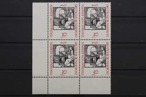 Deutschland, MiNr. 674, Viererblock, Ecke links unten, postfrisch - 640652