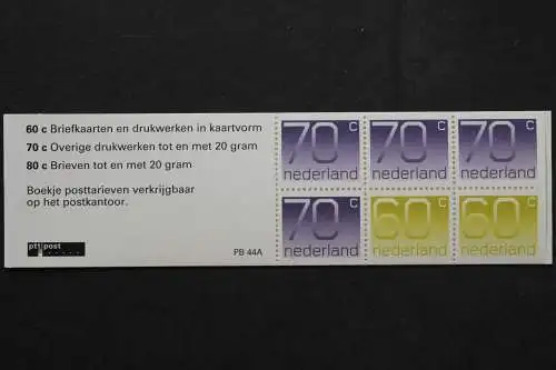 Niederlande, MiNr. MH 45, postfrisch - 640488