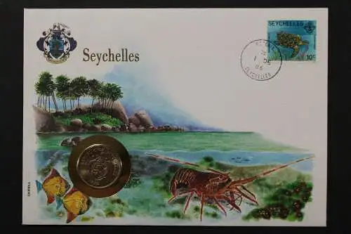 Seychellen, Numisbrief vom 1.12.86 - 659819