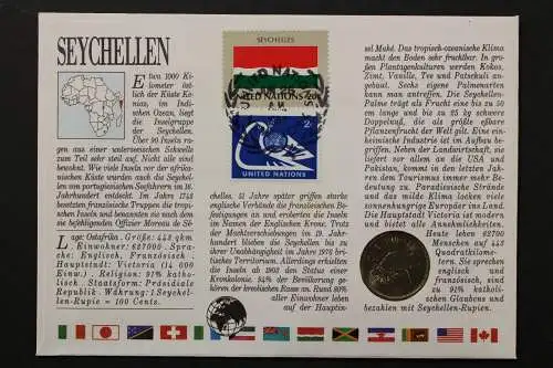 Seychellen, Numisbrief vom 1.12.86 - 659819