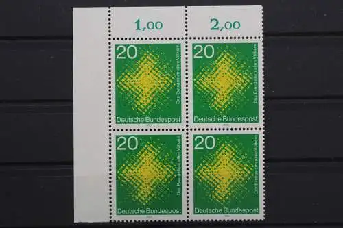 Deutschland, MiNr. 647, Viererblock, Ecke links oben, postfrisch - 640662