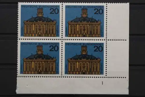 BRD, MiNr. 427, 4er Block, Ecke re. unten, FN 1, postfrisch - 640696