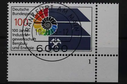 Deutschland (BRD), MiNr. 1436, Ecke rechts unten, FN 1, VS F/M, EST - 644399