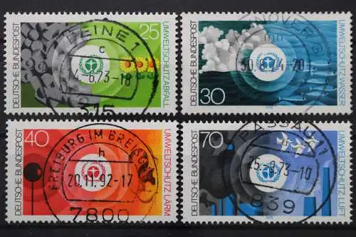 Deutschland (BRD), MiNr. 774-777, zentrische Stempel - 644580