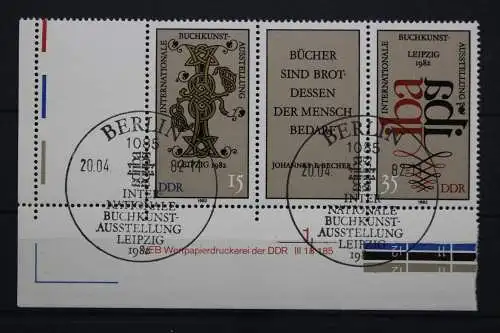 DDR, MiNr. 2697-2698 W Zd 529 DV Leerfeld, ESST - 642502