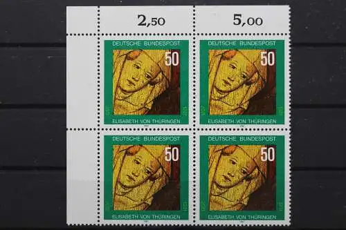 Deutschland, MiNr. 1114, 4er Block, Ecke li. oben, postfrisch - 642623