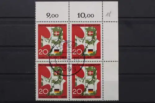 Deutschland (BRD), MiNr. 399, Viererblock, Ecke rechts oben, gestempelt - 645101