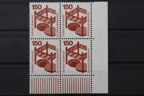 Deutschland, MiNr. 703 A, Viererblock, Ecke re. unten, postfrisch - 660908