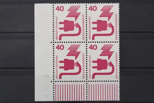 Deutschland, MiNr. 699 A, Viererblock, Ecke li. unten, postfrisch - 660918