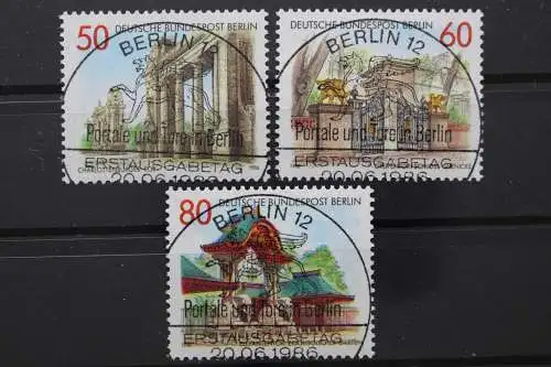 Berlin, MiNr. 761-763, zentrisch VS Berlin, ESST - 643546