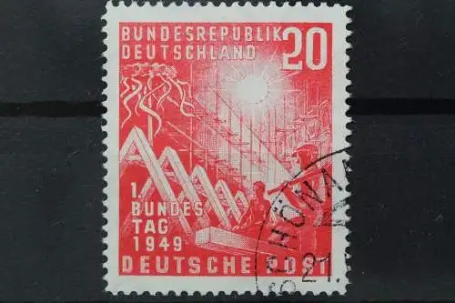 Deutschland (BRD), MiNr. 112, Abart re. Rand gebrochen, gestempelt - 661225