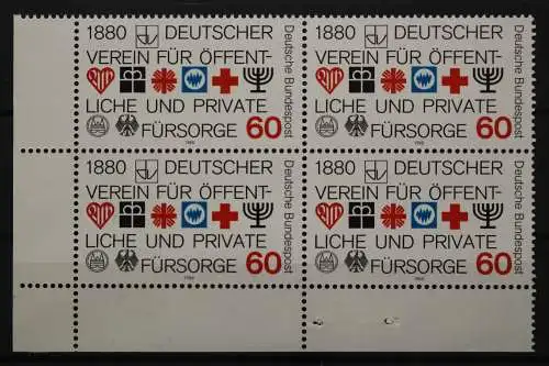 Deutschland, MiNr. 1044, 4er Block, Ecke li. unten, postfrisch - 642635