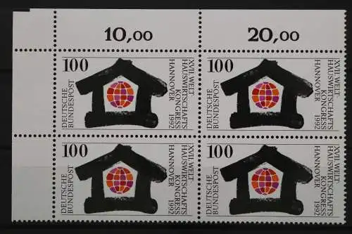 Deutschland, MiNr. 1620, 4er Block, Ecke links oben, postfrisch - 645625