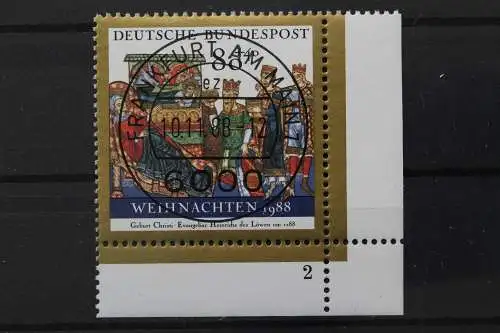 Deutschland (BRD), MiNr. 1396, Ecke re. unten, FN 2, VS F/M, gestempelt - 644485