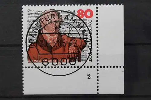 Deutschland (BRD), MiNr. 1284, Ecke rechts unten, FN 2, VS F/M, EST - 644316