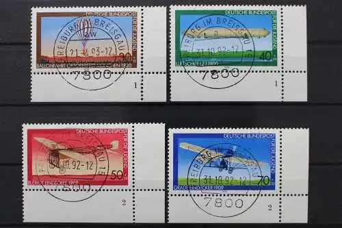 Deutschland, MiNr. 964-967, Ecken re. unten, FN 1 bzw. 2, zentrisch Freiburg - 644370