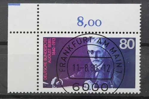 Deutschland (BRD), MiNr. 1382, Ecke links oben, VS F/M, EST - 644500