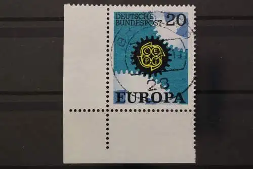 Deutschland (BRD), MiNr. 533. Ecke links unten, gestempelt - 645839