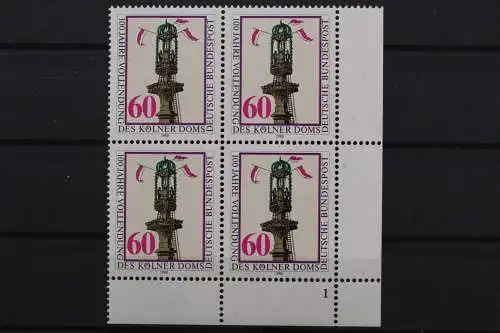 Deutschland, MiNr. 1064, 4er Block, Ecke re. u. FN 1, postfrisch - 646258