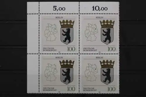 Deutschland, MiNr. 1588, 4er Block, Ecke links oben, postfrisch - 645636