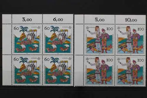 Deutschland, MiNr. 1608-1609, 4er Block, Ecke li. o., postfrisch - 645642