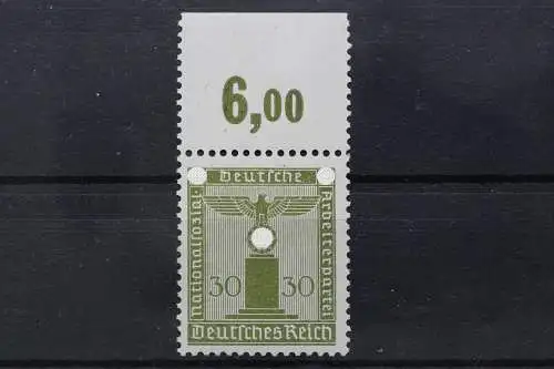 Deutsches Reich Dienst, MiNr. 164, Oberrand Platte, postfrisch - 662260