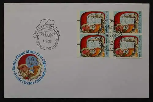 Finnland, Automaten, MiNr. 32, 4 Werte, FDC - 647597