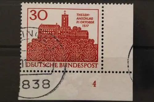 Deutschland (BRD), MiNr. 544, Ecke rechts unten, FN 4, gestempelt - 645818