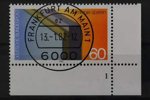 Deutschland (BRD), MiNr. 1119, Ecke rechts unten, FN 1, VS F/M, EST - 644420