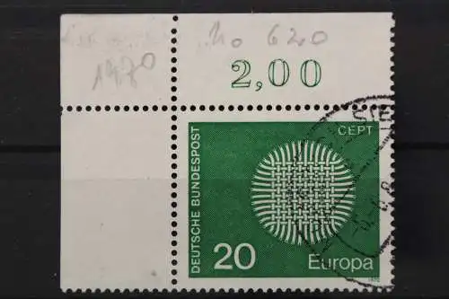 Deutschland (BRD), MiNr. 620, Ecke links oben, gestempelt - 646658