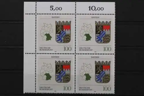 Deutschland, MiNr. 1587, 4er Block, Ecke links oben, postfrisch - 645647