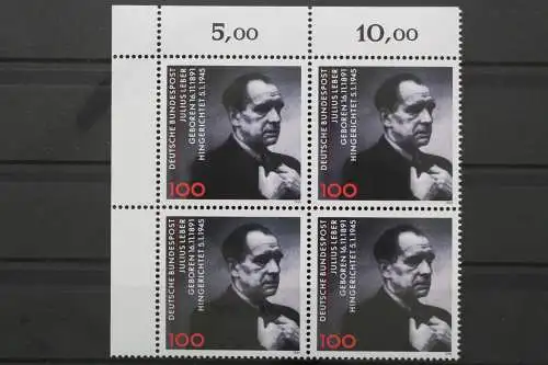 Deutschland, MiNr. 1574, 4er Block, Ecke links oben, postfrisch - 645657