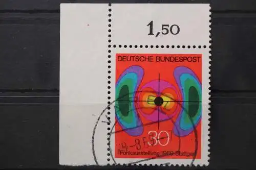 Deutschland (BRD), MiNr. 599, Ecke links oben, gestempelt - 646144