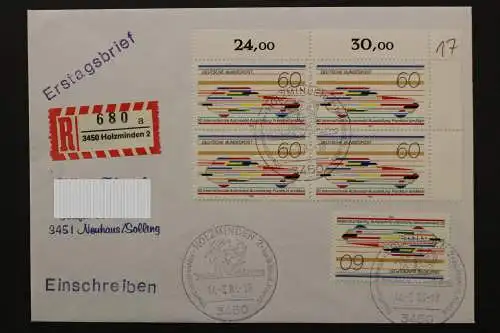 Deutschland (BRD), MiNr. 1182. Viererblock, Ecke rechts oben, EST - 648979