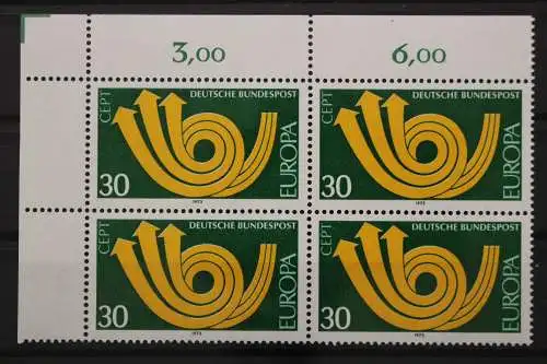 Deutschland, MiNr. 768, 4er Block, Ecke links oben, postfrisch - 645712