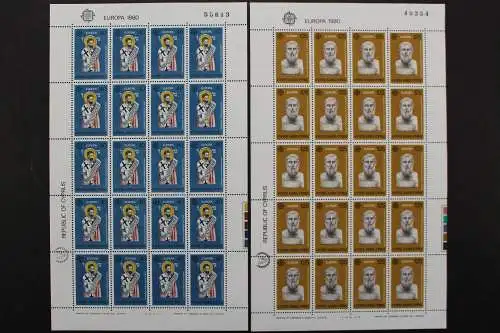 Zypern, MiNr. 520-521, 20er Bögen, postfrisch - 202453M