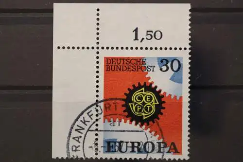 Deutschland (BRD), MiNr. 533. Ecke links oben, gestempelt - 645837