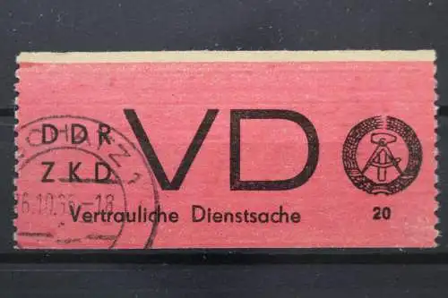 DDR, Dienstmarken D, MiNr. 1 A, gestempelt - 647226