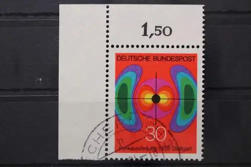 Deutschland (BRD), MiNr. 599, Ecke links oben, gestempelt - 646148