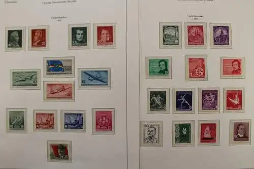 DDR 1956-1959, postfrische Sammlung auf KABE Vordruckblättern - 704358