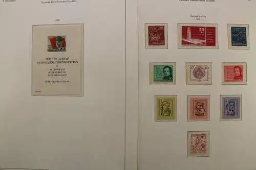 DDR 1956-1959, postfrische Sammlung auf KABE Vordruckblättern - 704358