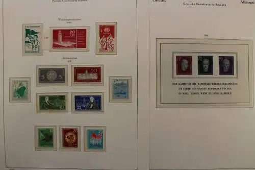 DDR 1956-1959, postfrische Sammlung auf KABE Vordruckblättern - 704358