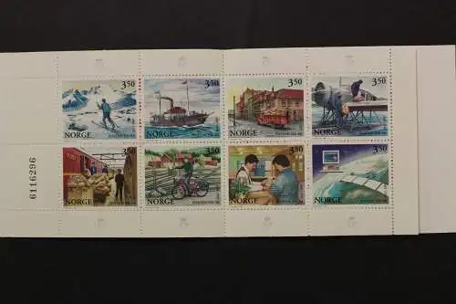 Norwegen, MiNr. 1218-1225 MH 28, postfrisch - 649000