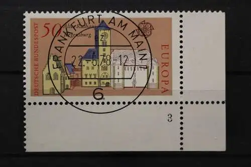 Deutschland (BRD), MiNr. 970, Ecke rechts unten, FN 3, EST - 649190