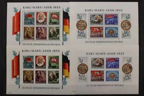 DDR, MiNr. 298-Block 10, Jahrgänge 1952-1954, Kollektion, postfrisch - 648019