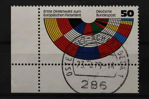 Deutschland (BRD), MiNr. 1002, Ecke links unten, gestempelt - 650494