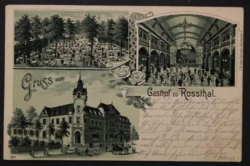 Dresden, Gasthof zu Rossthal, Terrasse, Festsaal, Aussenansicht - 422623